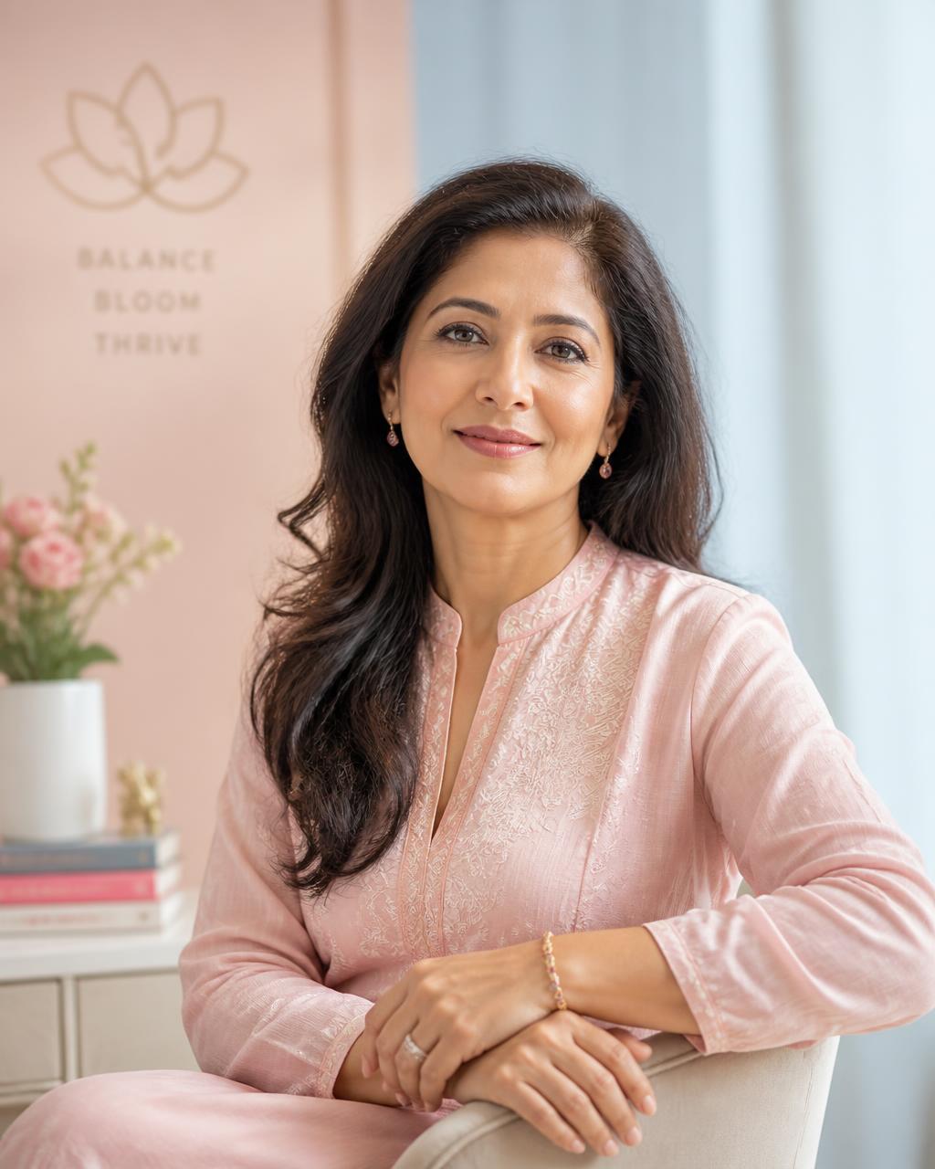 Coach Latha, women's wellness coach at HealOn Wellness